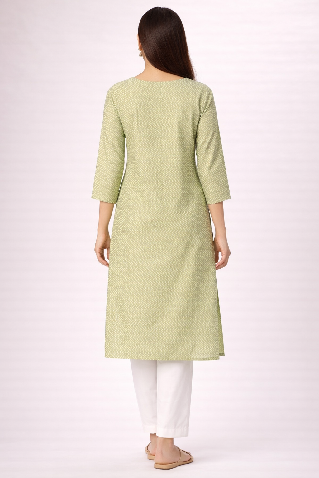 Pista Classic Everyday Kurti •Premium Cotton Blend